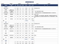 70平米房子裝修報價單